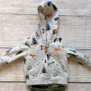 2/$8 ❤️Carter's Jacket Set Newborn Winter Coat Boy